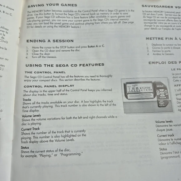 Sega Users Guide /Manual - Picture 5 of 7